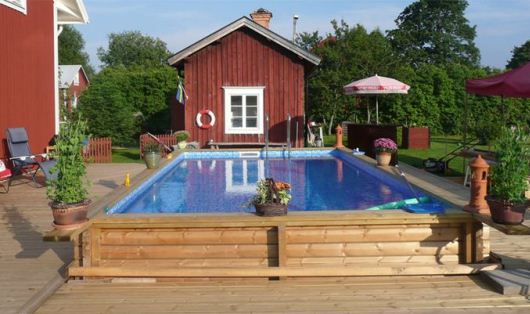 Ovanmarkspool från Svenska poolfabriken